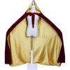 Women Halloween Solid Color Cape Long Cloak Cosplay Party Costume Casual Gothic Stage Dress Up Cape For Festival