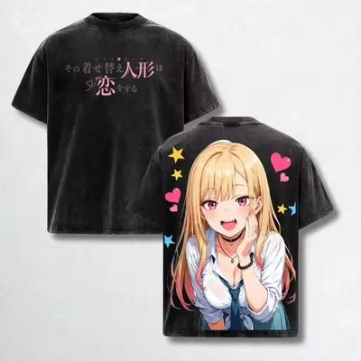 2026 Estate Saldo Estivo Anime My Dress Up Darling Kitagawa Marin Maglietta Y2K Uomo Donna Hip Hop Streetwear Cotone Maglietta Oversize