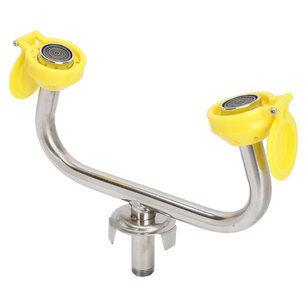 Notfall-Augenspülstation Wasserhahn Wandmontiert Tragbar Zuverlässige Erste-Hilfe-Einheit für Labor Fabrik Industriestandort