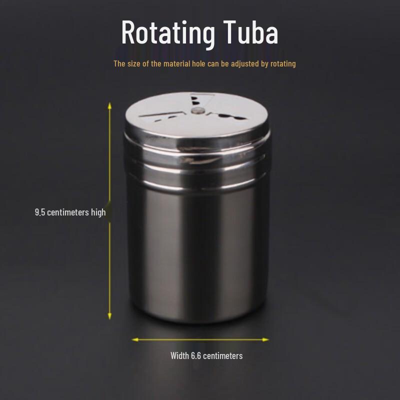 Stainless Steel Rotary Seasoning Shaker