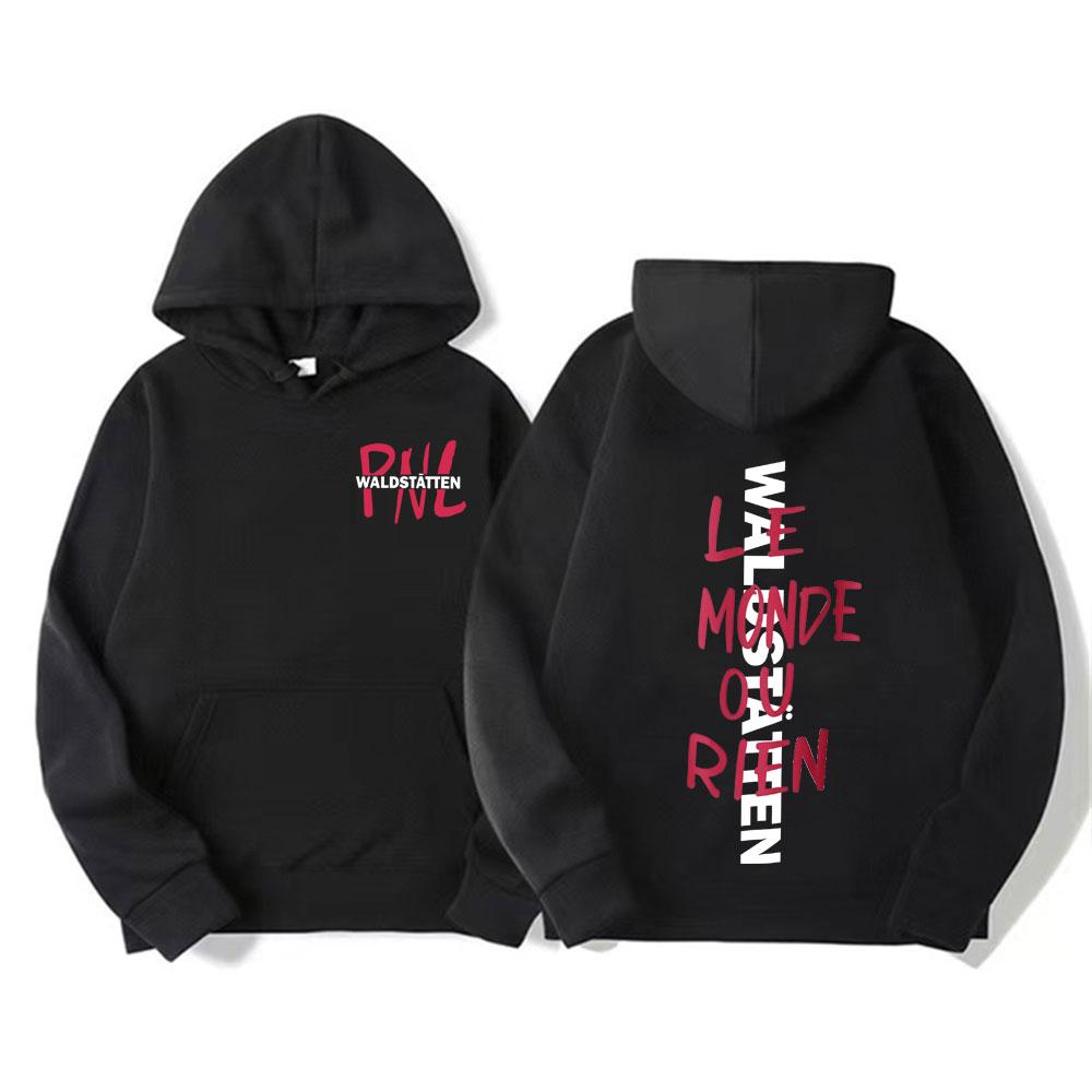 Le Monde Chico Pnl Album French Rapper Graphic Hoodies Men Women Harajuku Hip Hop Punk Sweatshirts High Quality Fleece Pullovers