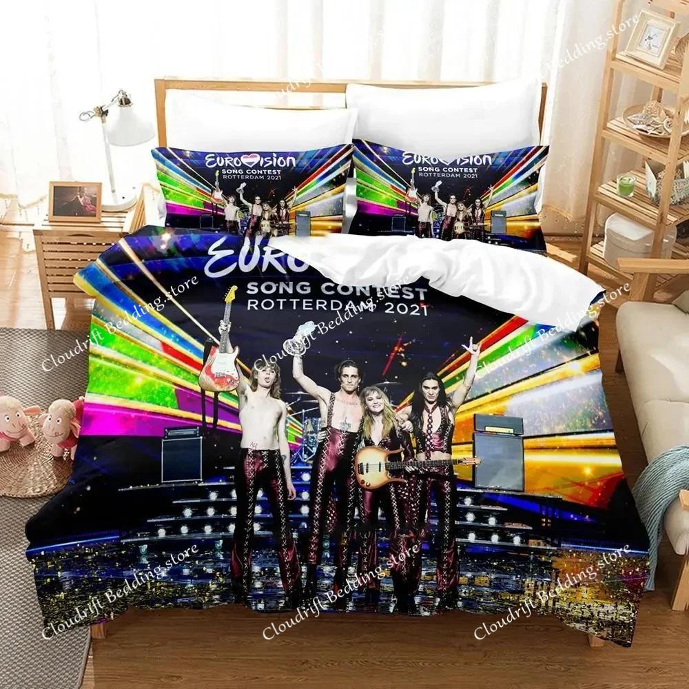 Adult Boys Bedroom Bedding Set Cartoon Anime Hip Hop Style Duvet Cover Set 2024 Quilt Cover Pillowcase