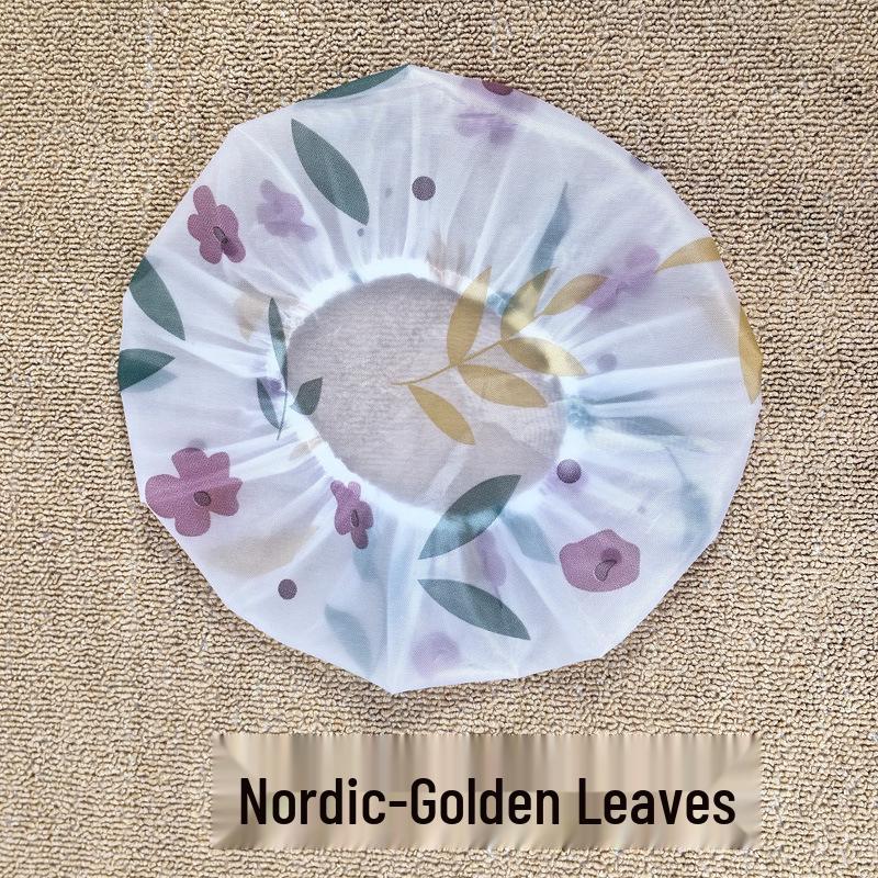 Bonnet de douche imperméable PEVA dépoli de haute qualité extra large