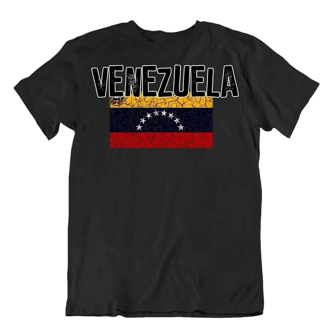 Flag T-Shirt Venezuela Fashion Country Souvenir Gift Tee Pride logo XL