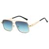 Vintage Square Sunglasses Men Fashion Gradient Multi-color Casual Shades Women Trendy Brand Design Oversized Sun Glasses