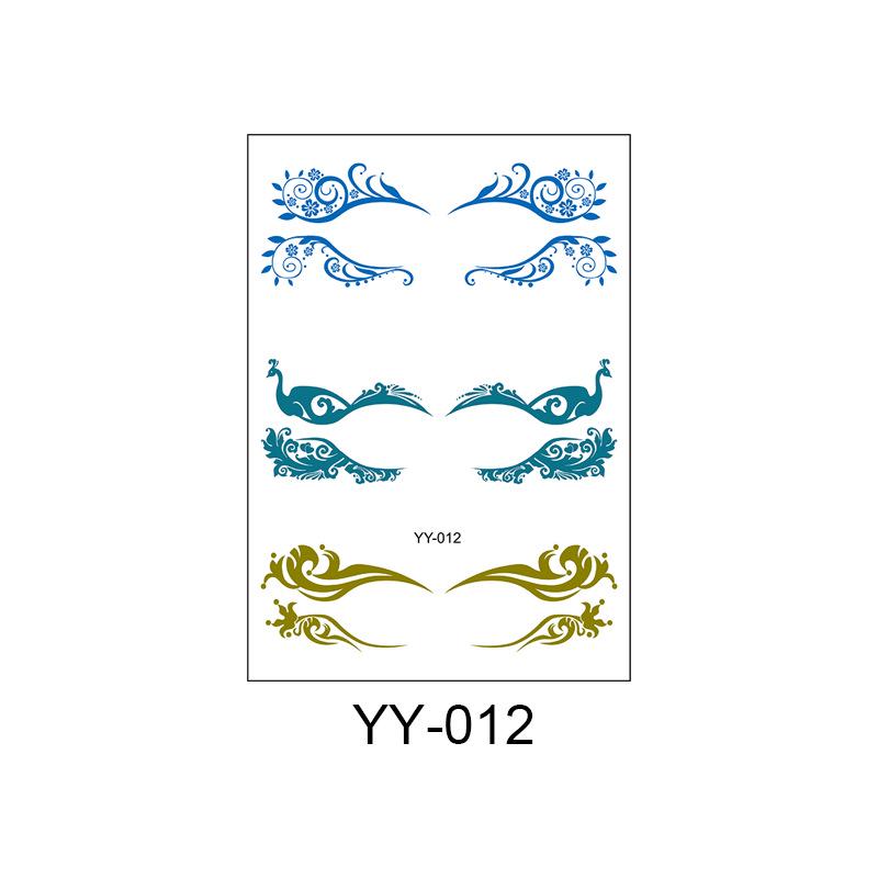 New Trendy Disposable Eyelash & Eyeshadow Tattoo Stickers