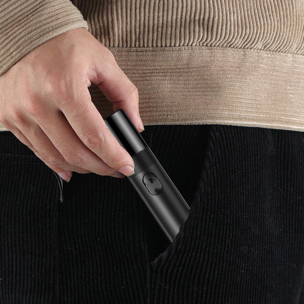 Electric Nose Hair Trimmer Rounded Tip Safe Painless Waterproof Portable Multifunctional for Men Women Eyebrow Trimmer