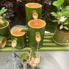 1 Peça Fonte de Bambu Decoração Moderna para Casa Fontes de Água Ornamentos Decoração de Jardim Bico Externo