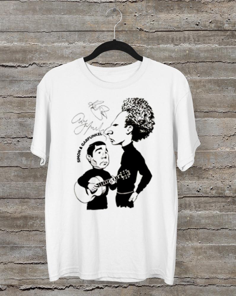 

Paul Simon Art Garfunkel signed T-shirt White Unisex All Sizes XZ1054 Unisex T-Shirt L