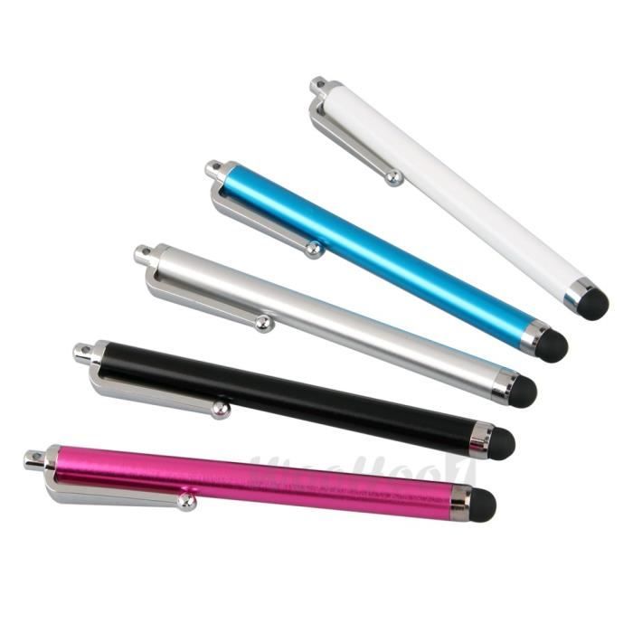 Capacitive Stylus Pen - 5X - Compatible with Apple iPad - 5 Colors - Aluminum Alloy - 11.5cm