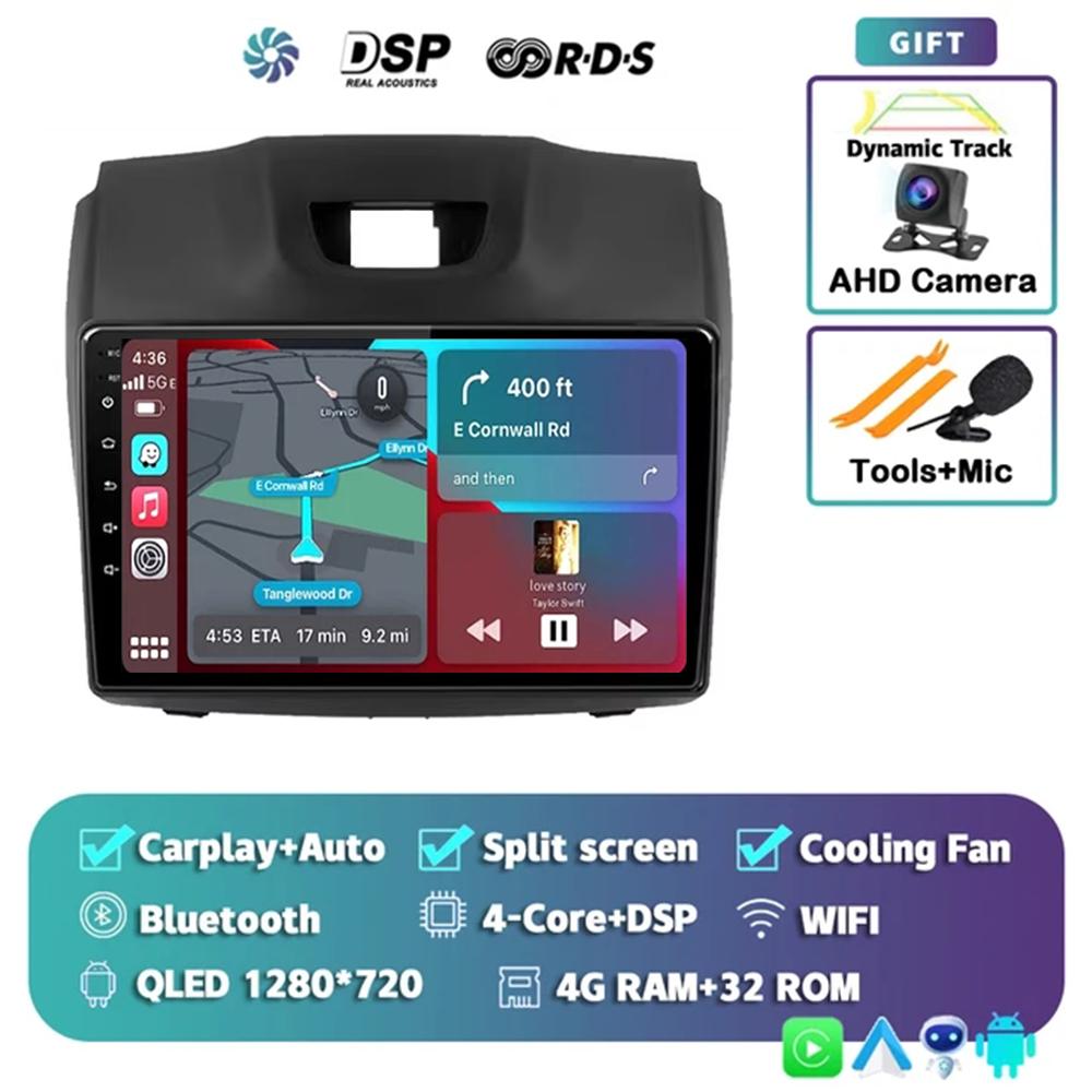 

Android 14 Car Carplay Player для Chevrolet Holden S10 TRAILBLAZER COLORADO ISUZU DMAX GPS Радио Аудио Мультимедиа Стерео BT Navi