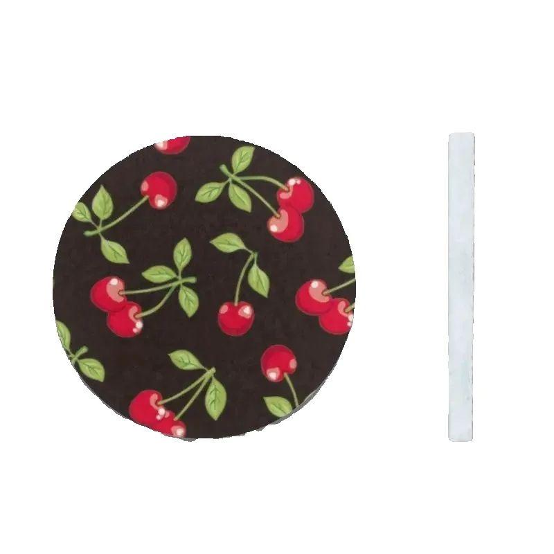 2pcs Cherry Car Cup Holder Mat, Car Cup Holder Mat Beverage, Cute Car Accessories, Unisex