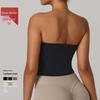 Cross-Border Strapless Quick-Dry Sports Bra with Chest Pads – Breathable Outdoor Yoga Wear