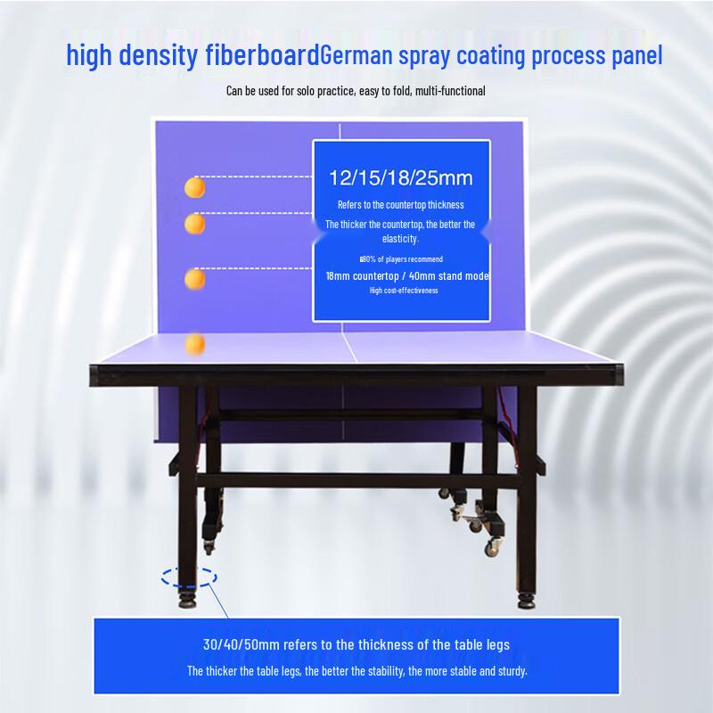 Foldable Standard Table Tennis Table