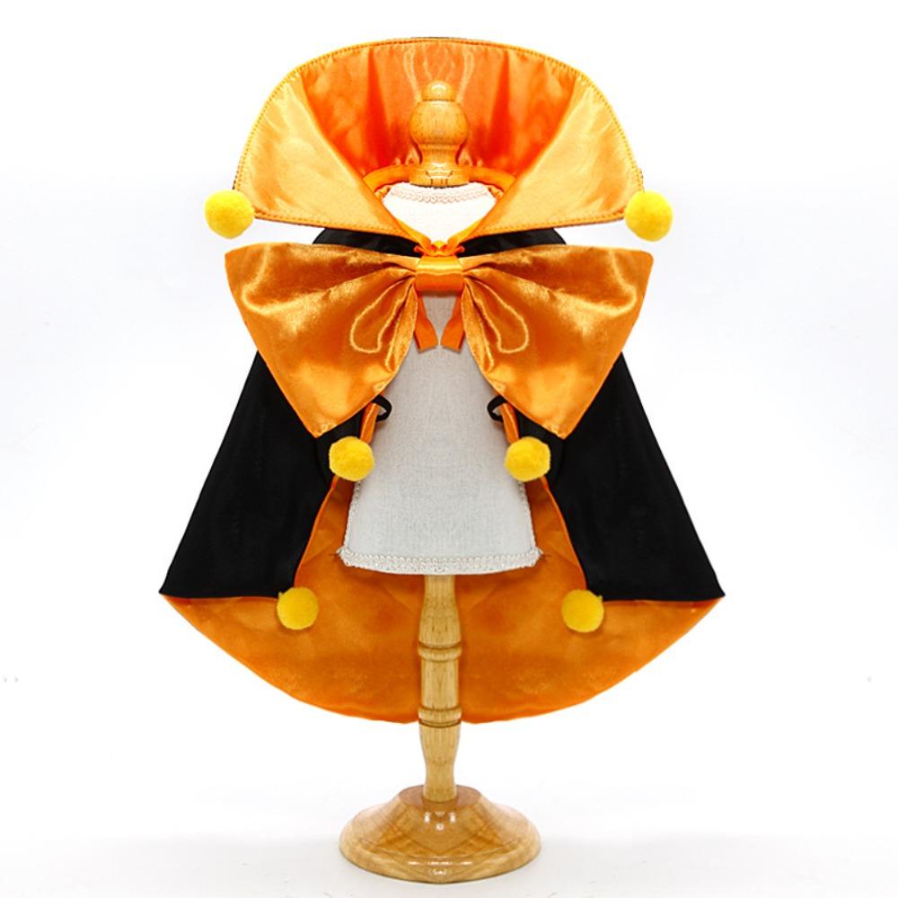 Cosplay Pet Halloween Costumes Breathable Knight Style Dog Halloween Costumes Small/Medium/Large Lightweight Cat Magic Cloak
