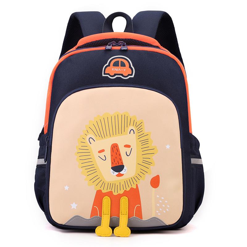 The New Schoolbag Is Cute, Cartoon, Foreign Style, Trendy Children's Bags, Boys and Girls, and Fashionable Backpacks.