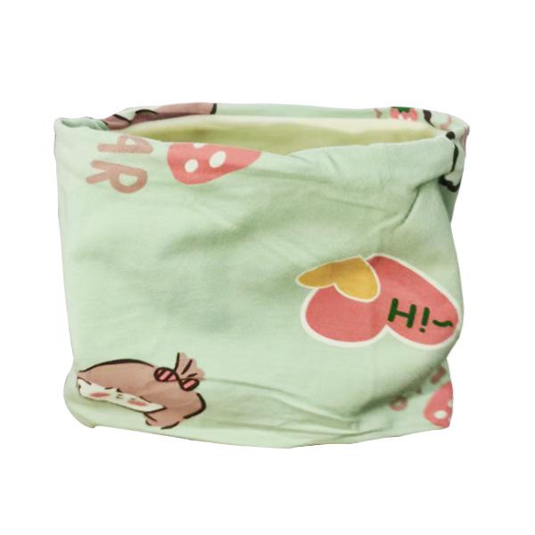 Children's Cotton Velvet Snood: Winter Warm Pullover Scarf for Boys & Girls