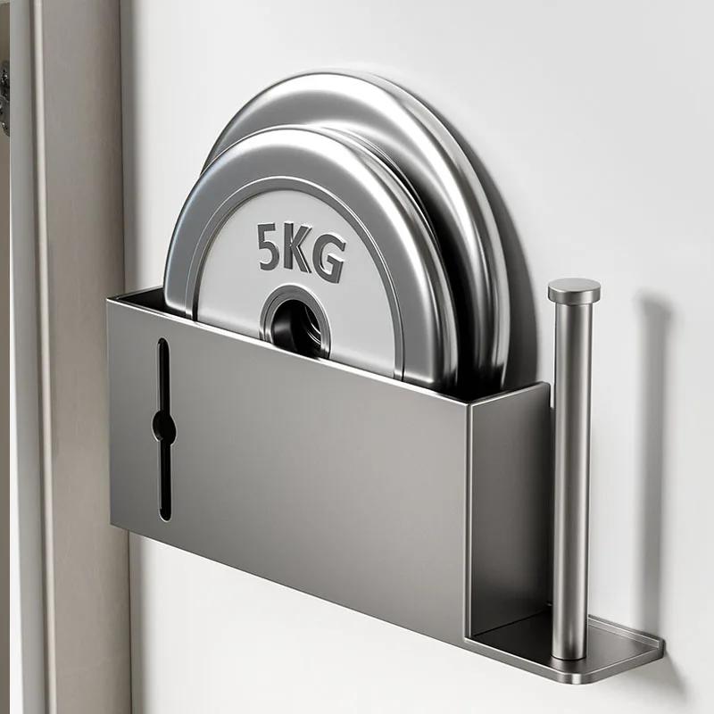 Paper Towel Holder Wall Mount for Kitchen, Self-Adhesive Under Cabinet Organizer, Punch-Free Cabinet Door Kitchen Organizer