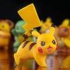 8PCS Pokemon Mini Figures Playthings Pikachu Psyduck Squirtle Bulbasaur Miniature Cake Succulents Ornaments Figure Props