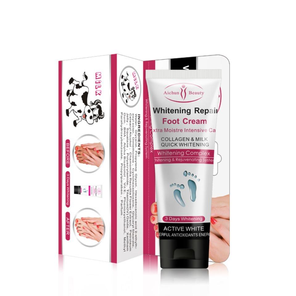 Aichun 100г Крем для ног Молоко Крем для ухода за ногами предотвращает появление трещин на ногах, увлажняет и омолаживает кожу