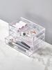 Clear Horizontal 3-Drawer Multipurpose Storage Organizer