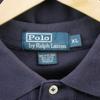 Seconde vie - Polo manches longues Homme  Marine - Bon état