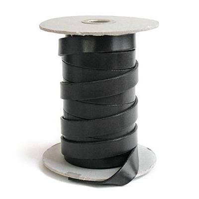 Nippon Chuko Tabaklanmış Deri Bant 15mm Genişlik 10m Uzunluk Siyah MTLS1015-7 Craft Deri Craft Gerçek Deri Levha