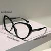 Cat Eye Glasses Women Fashion Candy Color Decor Eyewear Trendy Brand Design Blue Light Blocking Patchwork Optical Frames