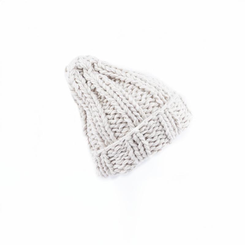 Новый стиль, женская вязаная шапка, зимняя теплая однотонная толстая шерстяная шапка