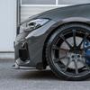 3 st MP Frontspoiler Läpp Splitter Spoiler Diffusor Skydd Karosskit För BMW G20 G21 M-paket 320i 330i M340i xDrive 2019-2022 Blank