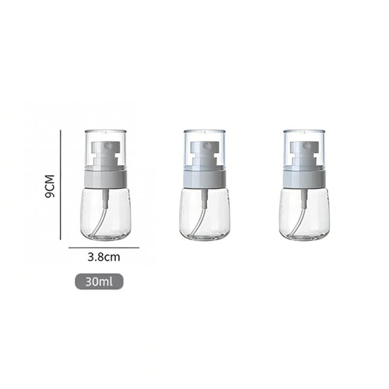 3-Piece Small Spray Bottle Travel Fine Mist Mini Empty Spray Bottle Leak-Proof Refillable For Toner Facial And Hair Spray 30ML