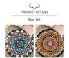 Vintage Crystal Velvet Round Carpet - Large Area Living Room Coverage