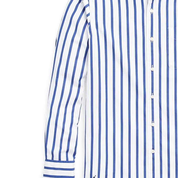 Polo Ralph Lauren SS24 Color Block Striped Button-Down Slim Fit Long Sleeve Shirt Men shirts Multicolor MNPOWOV16823313-400