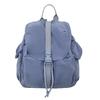 2025 spring new solid color college student backpack women's outdoor leisure large capacity simple high value backpack men
