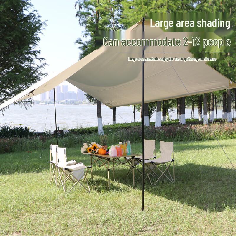Upgraded Square Oxford Cloth Sunshade Canopy