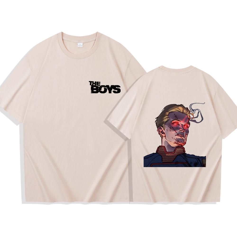 The Boys Tshirts Mens TV Show Starlight Women T-Shirts Homelander Funny T Shirt Cotton Fashion  Designer Male Clothes Tops Tees