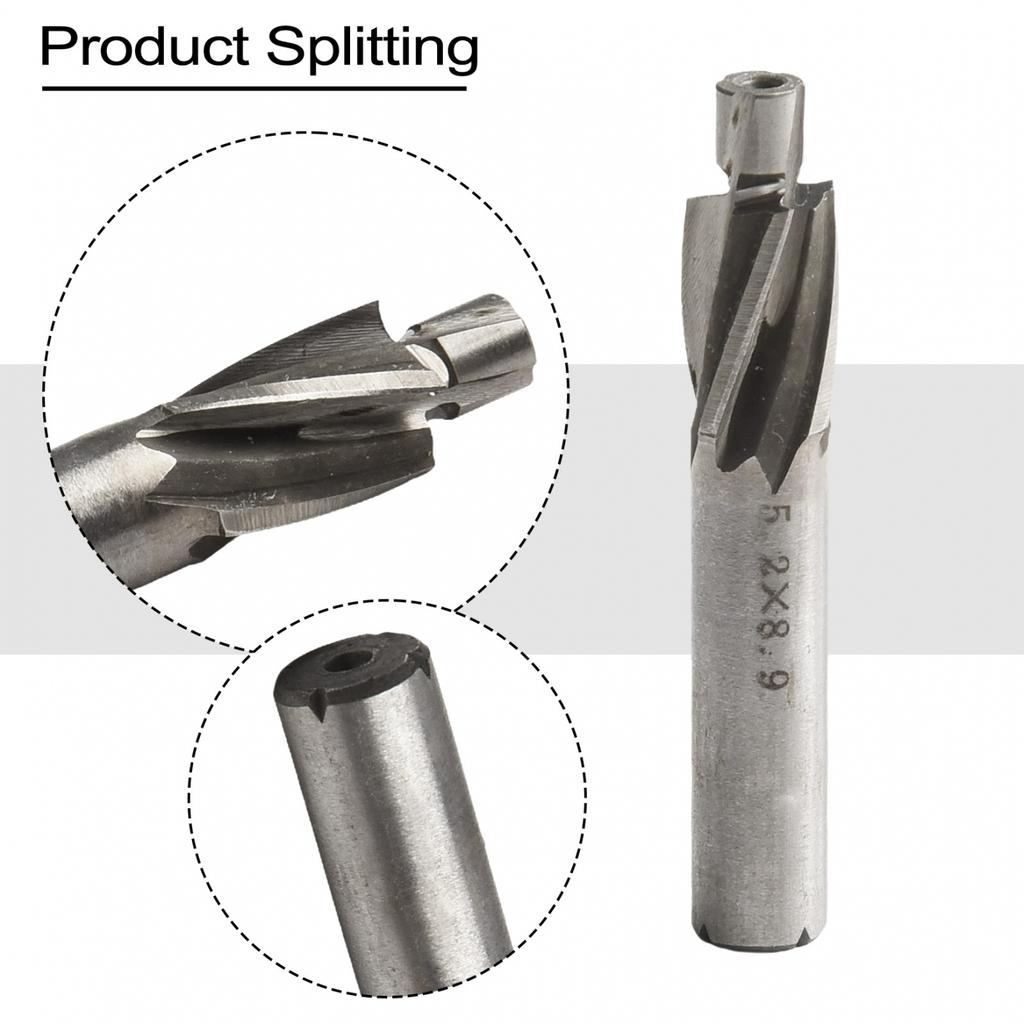 Aluminum Mill Cutter Counterbore Efficiency End HSS