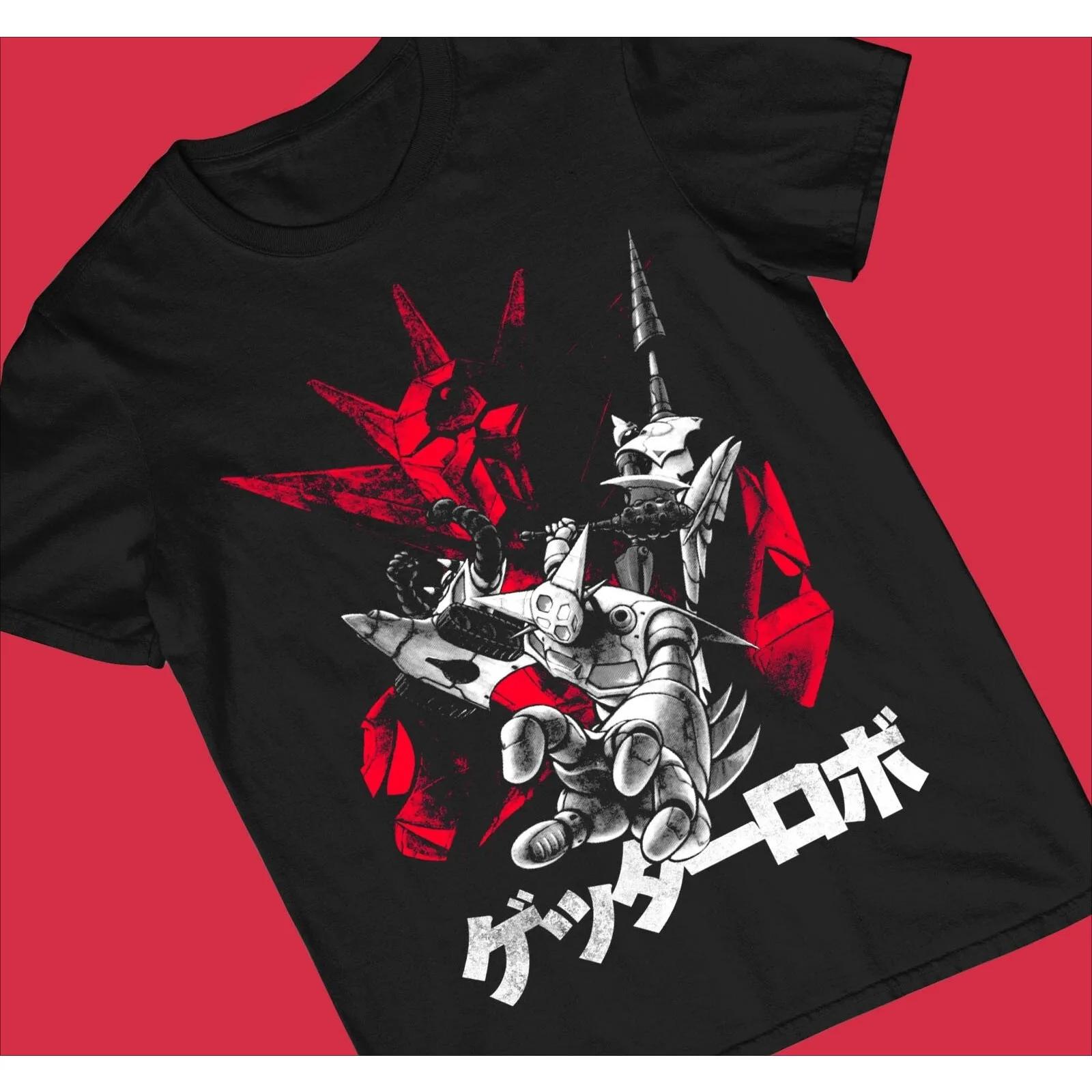 Summer Getta Robo Tshirt Getter Dragon Getter Robot 70s Anima Super Robot Unisexs Short Sleeve S