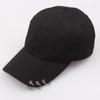 Fashion Cotton Baseball Cap Creative Piercing Ring Hip Hop Cap Men Women Snapback Hat Unisex Adjustable Korean Style Dad Sun Hat