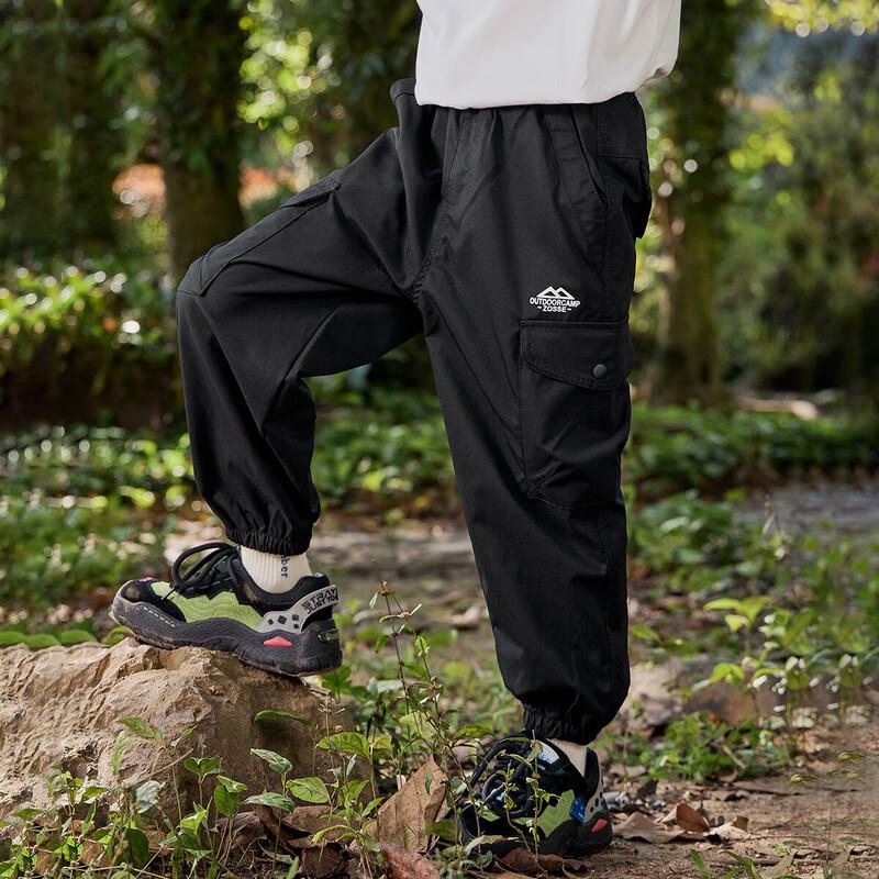 Zuoxi Boys' 2025 New Outdoor Sport Cargo Pants