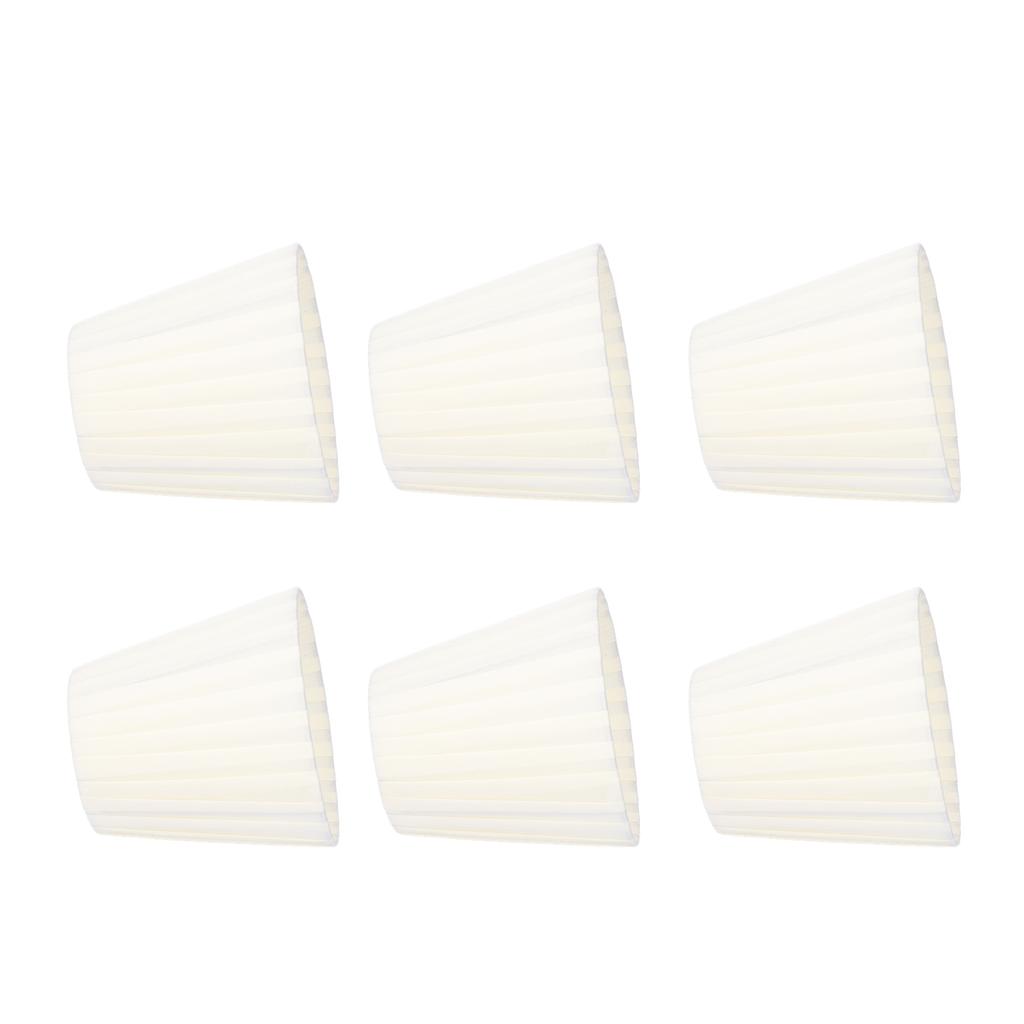 6Pcs Lamp Shade Cloth Crystal Chandelier Wall Light Modern Simple Household Supplies