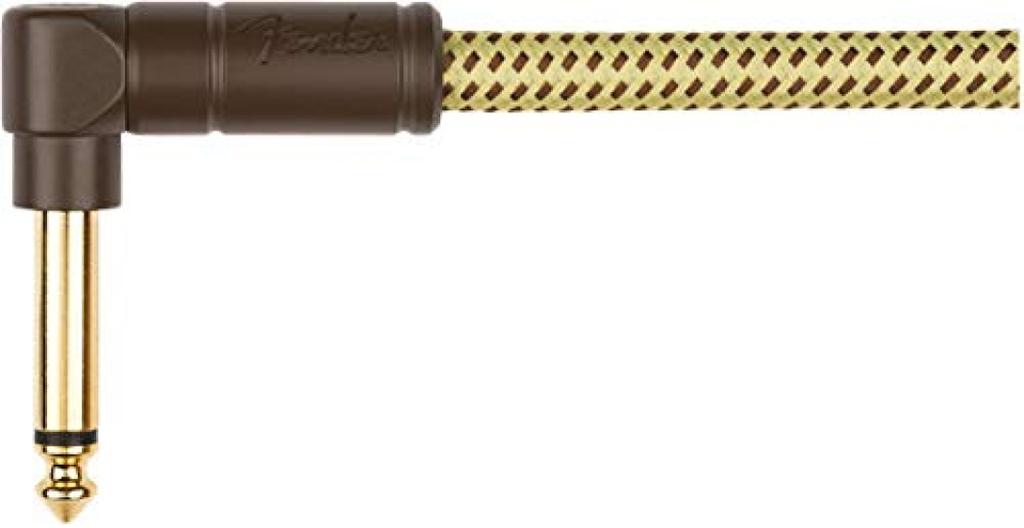Fender Štítový luxusní spirálový tvídový kabel, 30',
