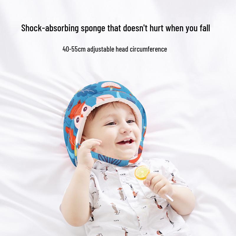 Adjustable Anti-Collision Hat for Kids Learning To Walk – Protective Baby Crib Safety Headgear