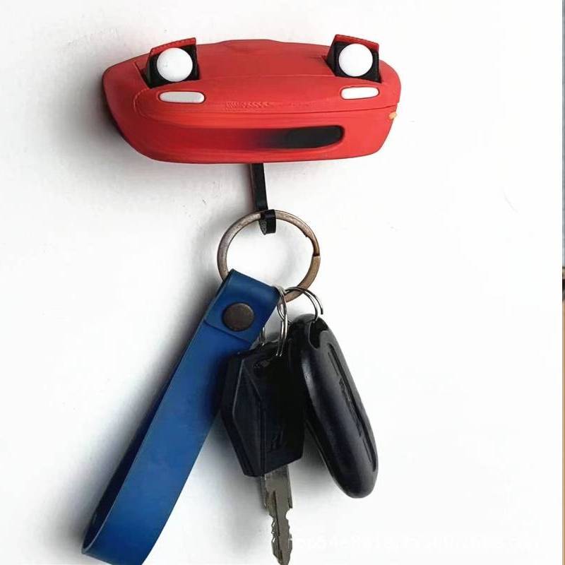 Car Exterior Design Wall Mounted Key Hook Resin Craft With Abs Material For Daily Home Use