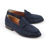 Roshoeman 7004 Penny Loafers Navy Suede