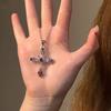Sweet And Cool Style Spicy Girl Cross Necklace, Women'S Personalized Collarbone Chain, Niche Design Neck Accessory
