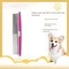 Durable Stainless Steel Pet Open Knot Comb Single Row Pet Supplies Dog Cat Pin Comb Grooming Shedding Tools Pet