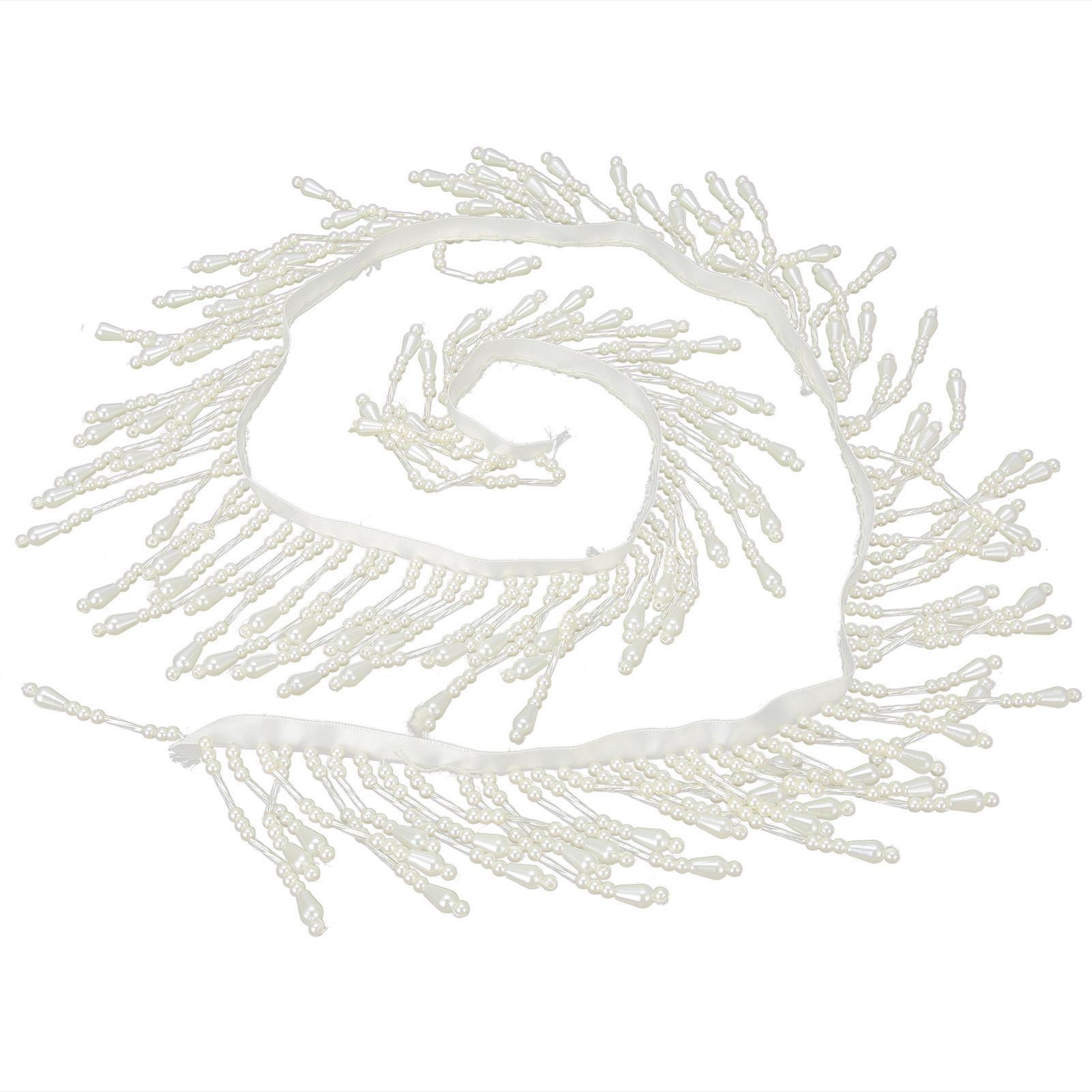 

Жемчужные бусины кисточка лента отделка края кулон ручная работа поделки своими руками одежда занавески аксессуары(4.5cm