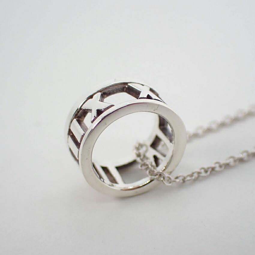 [Pre-owned] TIFFANY/Tiffany 925 Open Atlas Pendant/Necklace/j77-7
