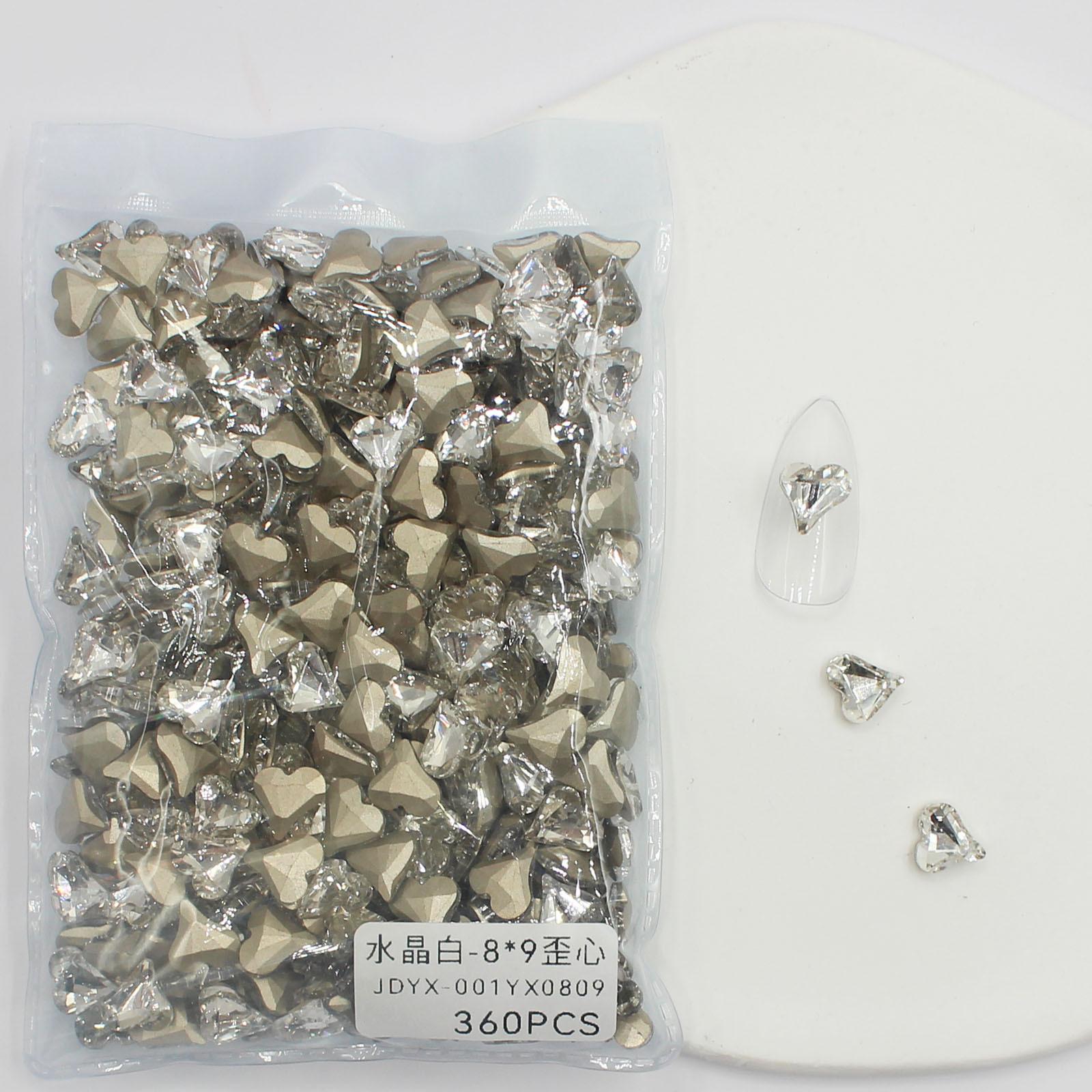 

Целая упаковка из 360 белых заостренных нижних бриллиантов, размер «Водяная капля любви», прозрачные бриллианты, украшения для нейл-арта, смешанная партия